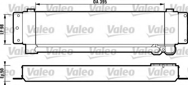VALEO 816963 Oil Cooler, engine oil